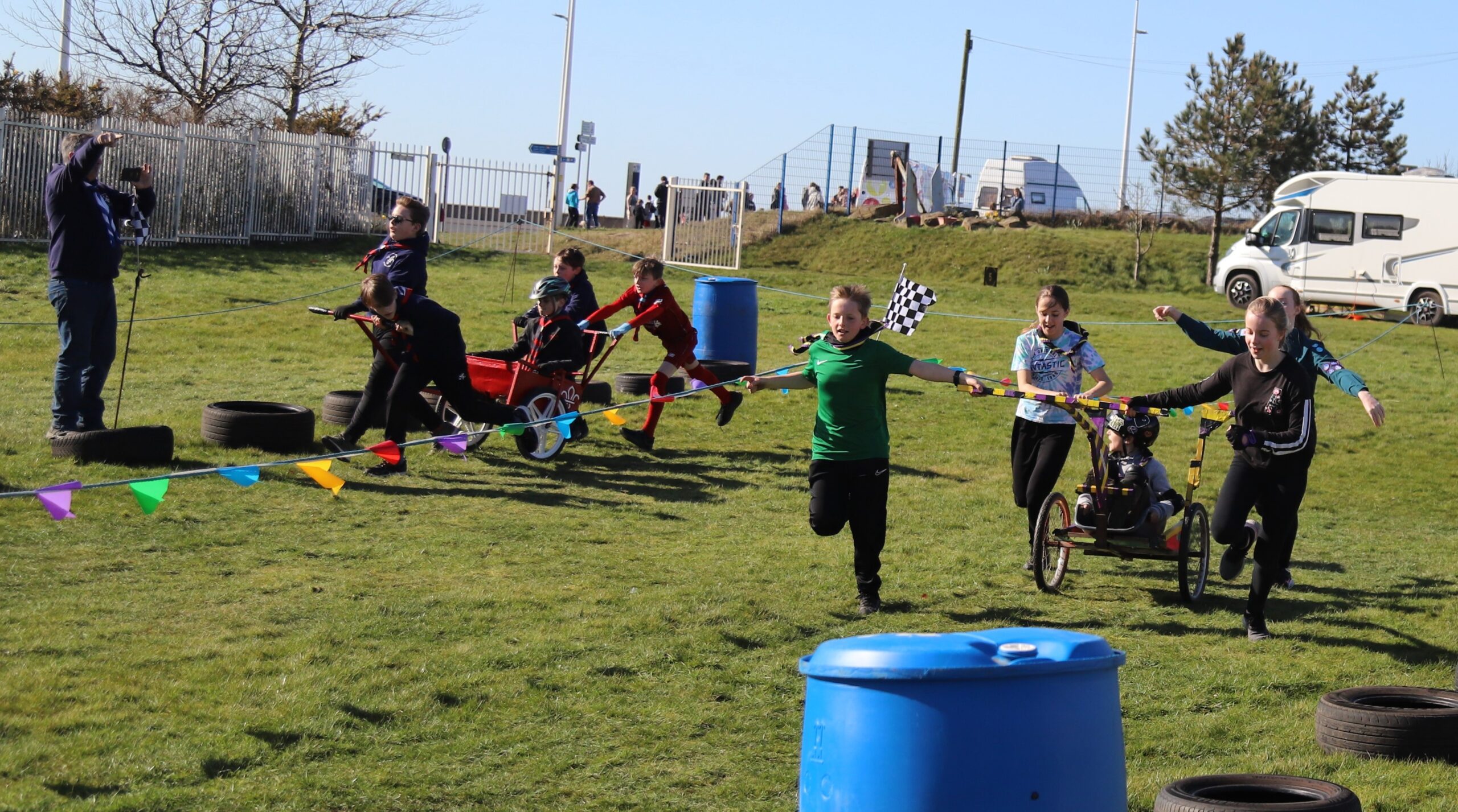 District Scout Chariot Racing & Tug ‘o’ War Competition  – March 2022